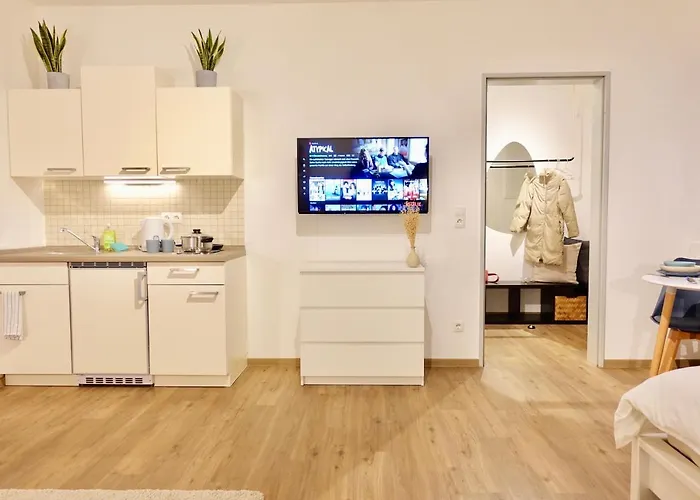 아파트 Modernes Studio-apartment Mit Privatem Stellplatz Fuer Bis Zu 4 Personen Nur Wenige Minuten Zur Mosel & Stadt *